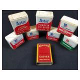 Collection of Vintage Spice Cans- Astor,Canova,etc