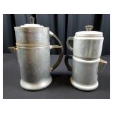 Vintage Biggin Coffee Pots-1WearEver & 1 QuickDrip