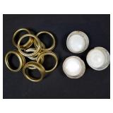 Jar Lid Collection - New/Old. 3 Zinc w/porcelain