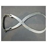 Vintage Iron Ice Tongs - Black
