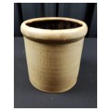 Vintage Potter Wide-Mouth Crock w/Black Interior