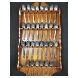 Set of W.M.Rodgers Silver Presidential Spoons with