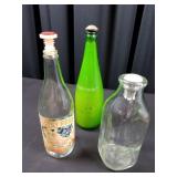 Vintage Bottles with Tops/Stoppers - Nice Set