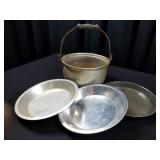 4pc. Vintage Aluminum Cooking Set - Several Pieces
