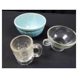 Vintage Glass Funnel Cup, Mini A&W Rootbeer Glass