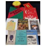 Vintage Set of Various Cook Books &Tupperware Bowl