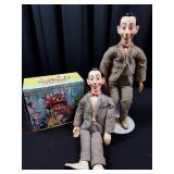 PeeWee Herman Collection- Vintage- 2 Dolls & Tapes