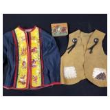 Vintage Cowboy&Indian Dress-up Shirt and Vest +