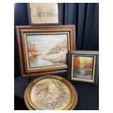 Cabins of America Framed Vintage Print Collection