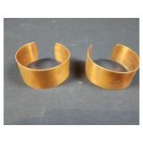2 Solid Copper Formed Bracelets