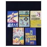 Set of 5 Vintage Boy Scouts of America Books
