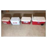 Four Ice chests Four Ice chests