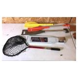 Fish net, paddles, & fillet board Fish net, paddles, & fillet board