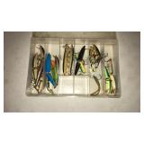 Bass pro shop tackle box & lures