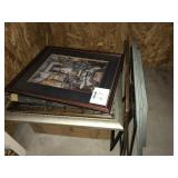 Assorted picture frames & pictures