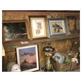 Assorted Paintings & frames