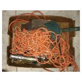 Extension cords, screwdrivers, cord reel