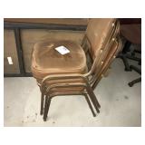Metal chairs (3)