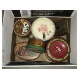 Assorted Tobacco Tins, cigarette roller