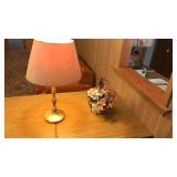 Lamp & hanging plant stand