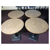 30" tall x 29" wide Formica Bar Tables (4)