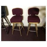 36' Bar Stools (2) & bar stool