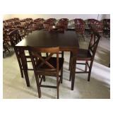 Square table & 4 chairs