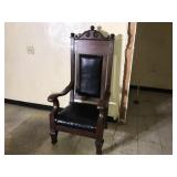 Oak High back Chair