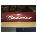 Budweiser Bar light 41" x 14"