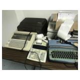 Smith Corona, Coronet, assort typewriters