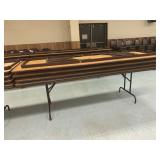 8' folding tables(10)