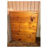 Wood chest of drawers