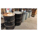 Barrels & trashcans