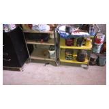 Canning goods, file cabinet, contents