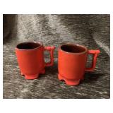 Frankoma Pottery - demitasse cups