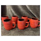 Frankoma Pottery large coffee mugs