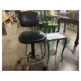 Black Swivel adjustable chair