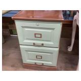 Green & Copper File Cabinet