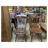 4 - wooden chairs