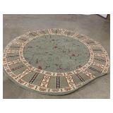 Round area  rug - Green