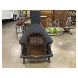 Outdoor fireplace - metal Outdoor fireplace - metal