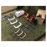 Assorted C-clamps Assorted C-clamps