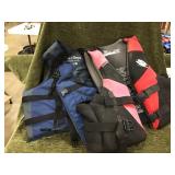 Large & 2XL life jackets Large & 2XL life jackets