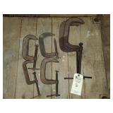 (6) C-Clamps (6) C-Clamps