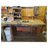 5' wide x 33' tall Workbench & contents 5' wide x 33' tall Workbench & contents