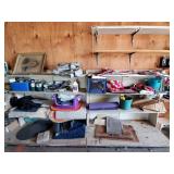 Pegboard display cabinets & contents Pegboard display cabinets & contents
