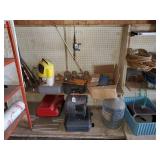 Pegboard display shelf Pegboard display shelf
