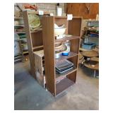 Two bookshelves, two stool Two bookshelves, two stool