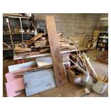 Assortment of wood & Hirsh iron horse saw horses Assortment of wood & Hirsh iron horse saw horses