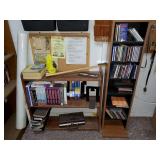 Bookshelves & CD rack & contents Bookshelves & CD rack & contents